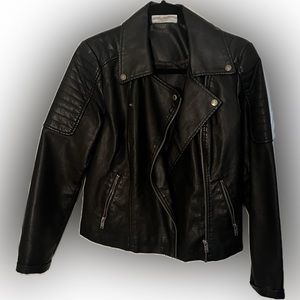 Noisy may faux leather jacket, M